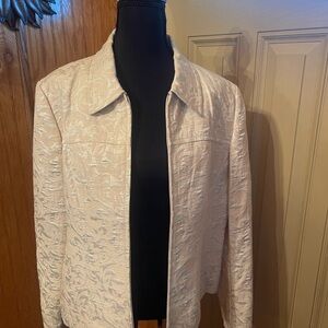 Kasper Cream Textured Women's Blazer